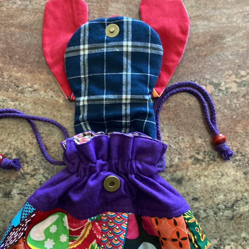 NWOT Handcrafted Drawstring Backpack - Picture 5 of 8